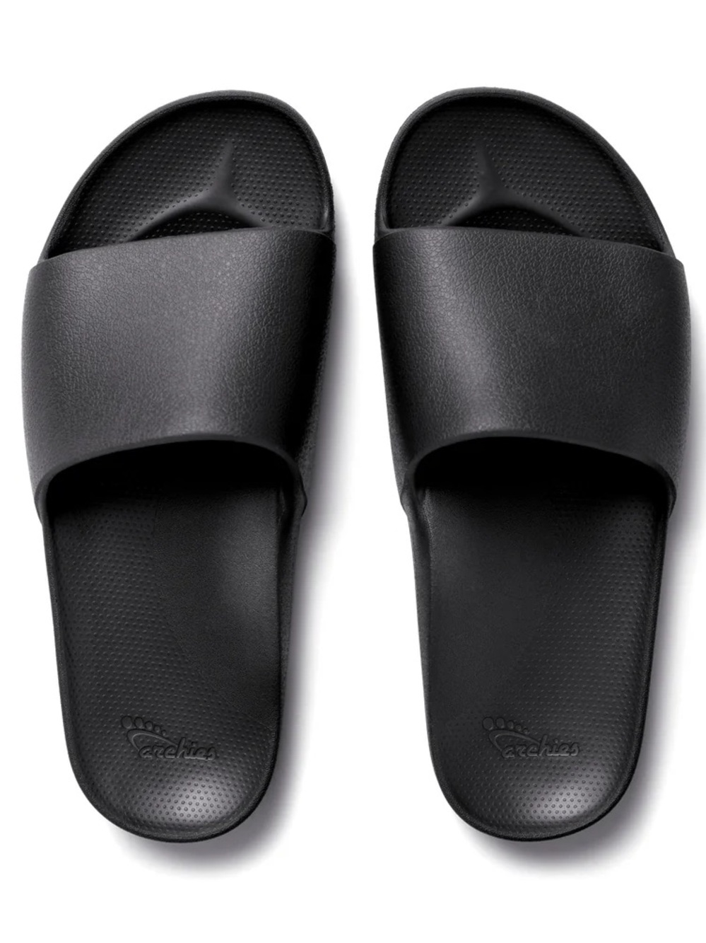 Archie’s Comfort Slide Sandals - Black - Picture 4 of 5